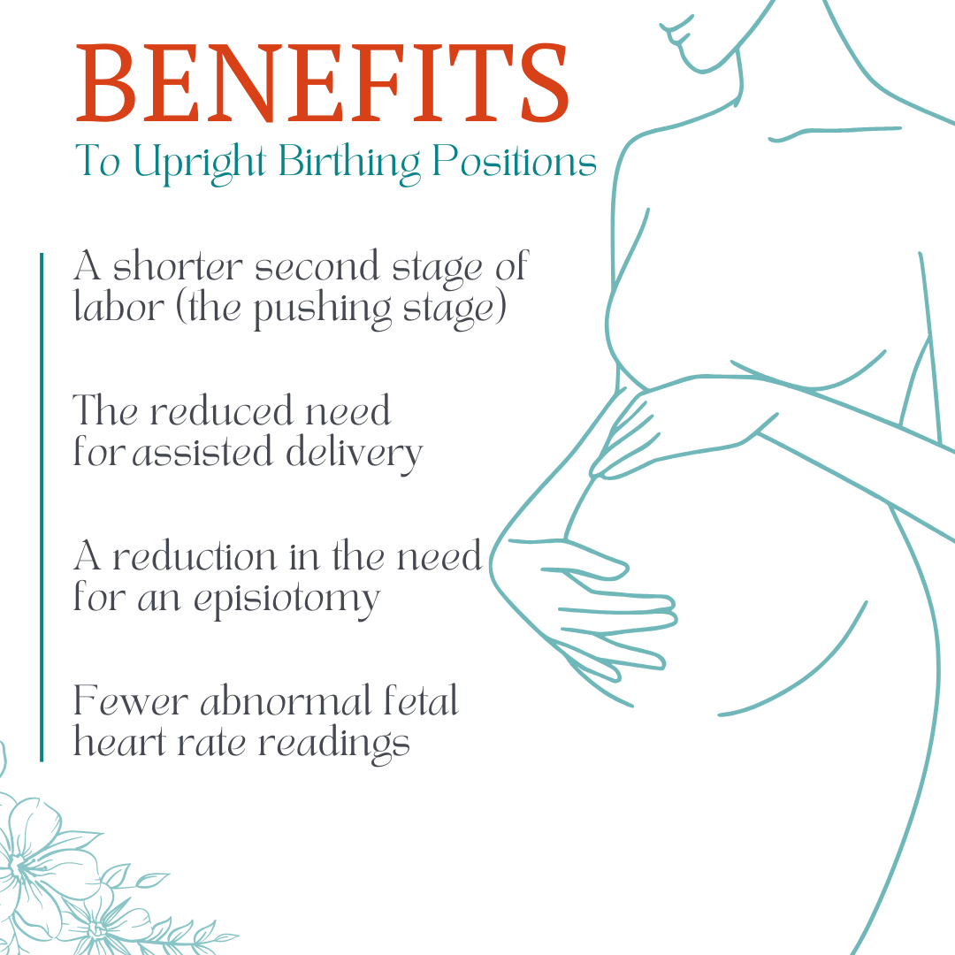 Benefits to Upright Birthing Positions